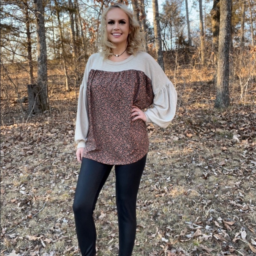 New Leopard Top